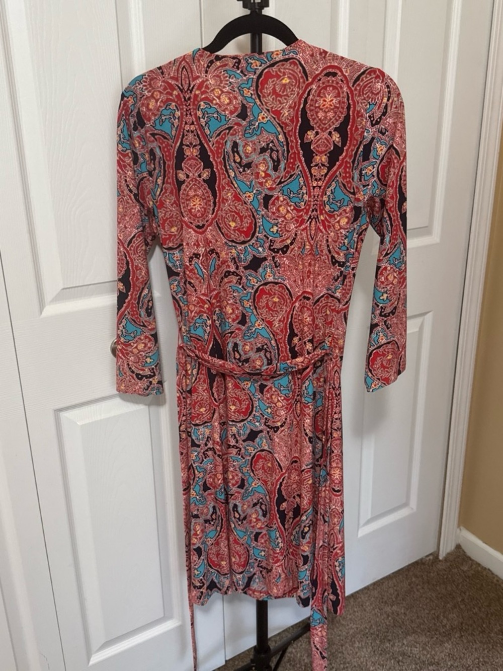 Flowery Dress 3/4 Sleeve